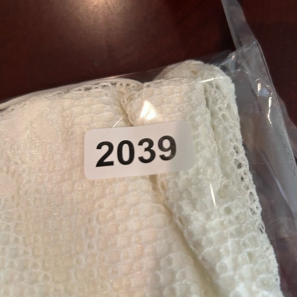 Speechless Dress Juniors XL Cream Lace Ruffled Spaghetti Strap Mini NEW - Picture 11 of 11